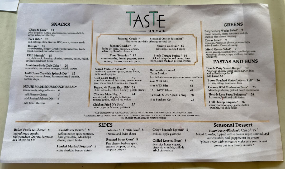 Menu Taste On Main-2